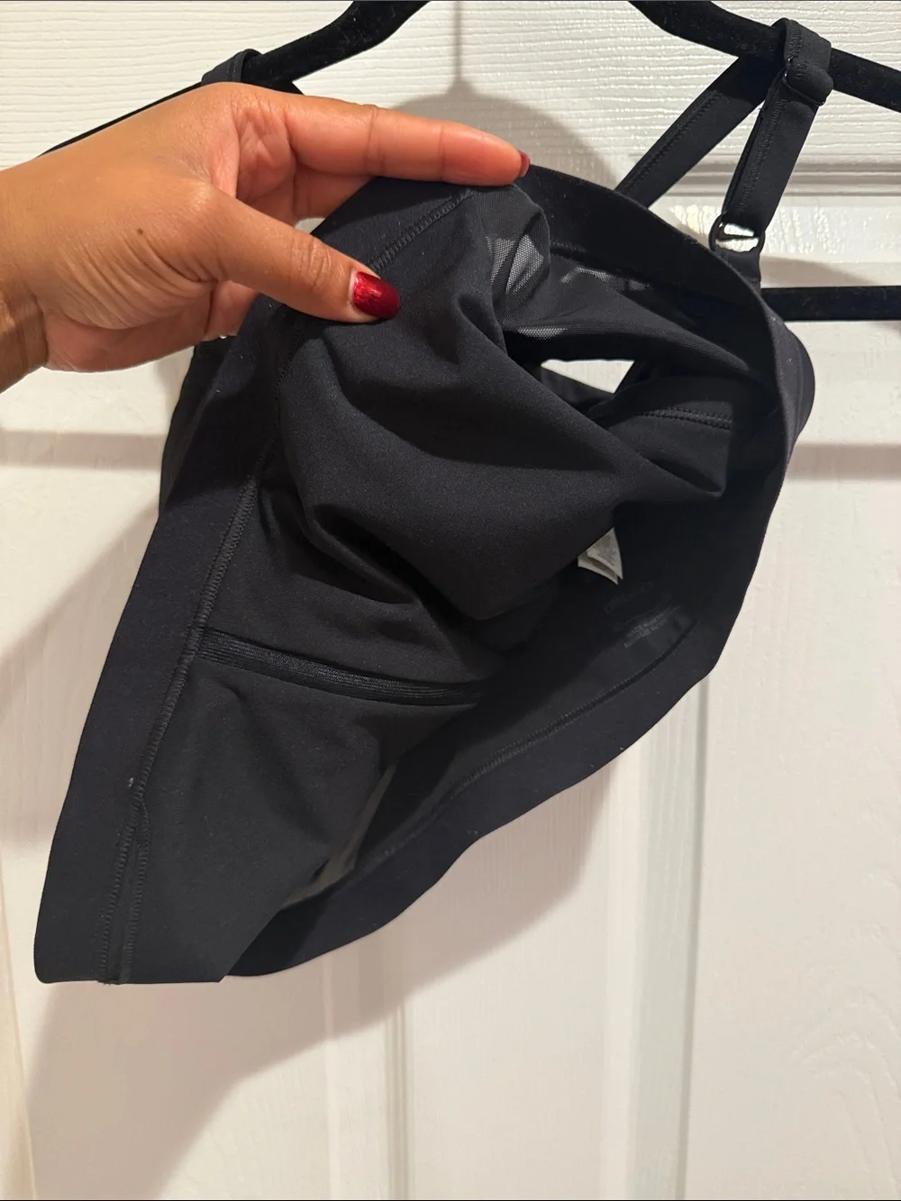 Nike Black Sports Bra with Cross-Back Straps